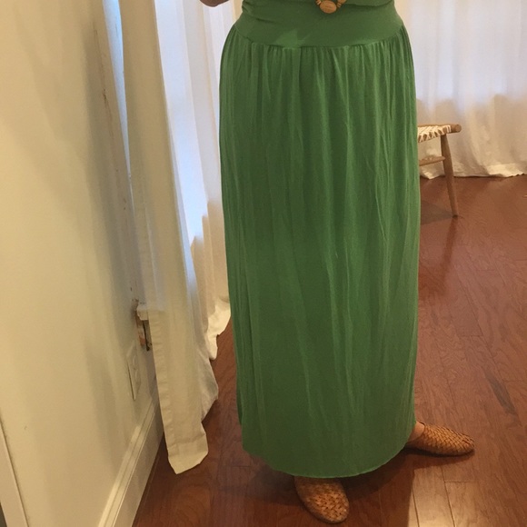 Beachy green strapless dress - Picture 3 of 3